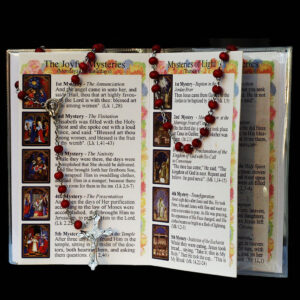How to Pray the Rosary Book with Rose Scented Rosary