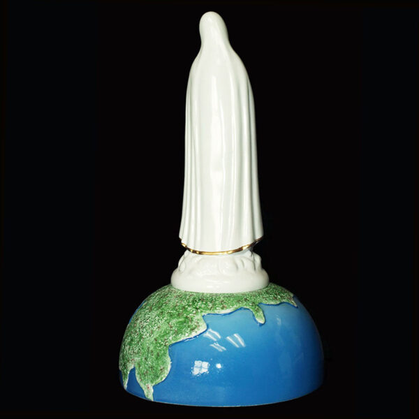 Our Lady of Fatima on Globe Statue - Image 2