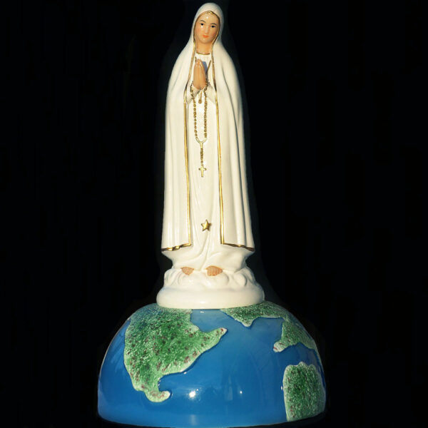 Our Lady of Fatima on Globe Statue